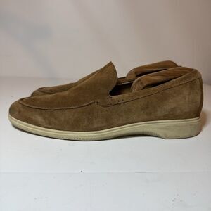 Amberjack Shoes Mens 12.5 The Loafer Italian Suede Slip On Casual Work Office